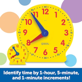 Foto 5 | Kit De Relojes Para El Aula, Recursos De Aprendizaje, 25 Piezas Para Mayores De 5 Años - Venta Internacional.