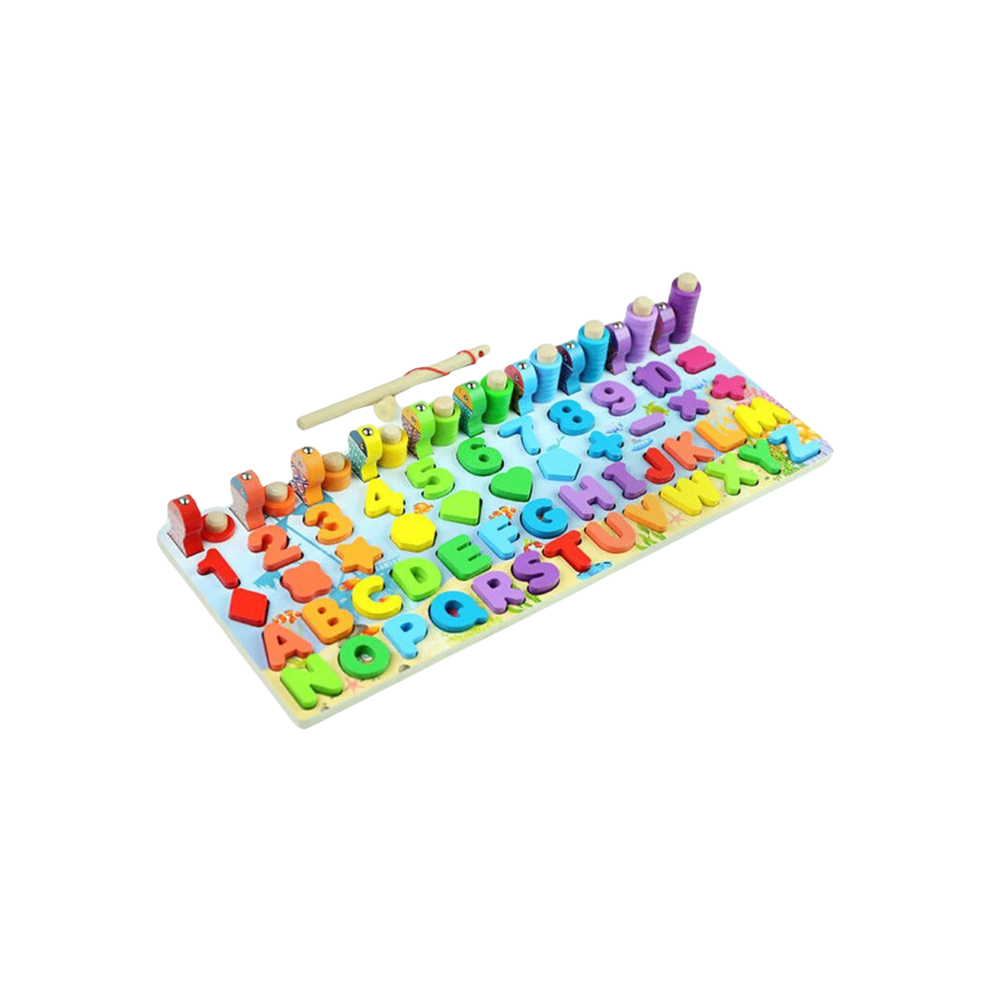 Foto 3 pulgar | Rompecabezas Didáctico Preschool Toys Alfabeto Color Multicolor De Madera Magnético