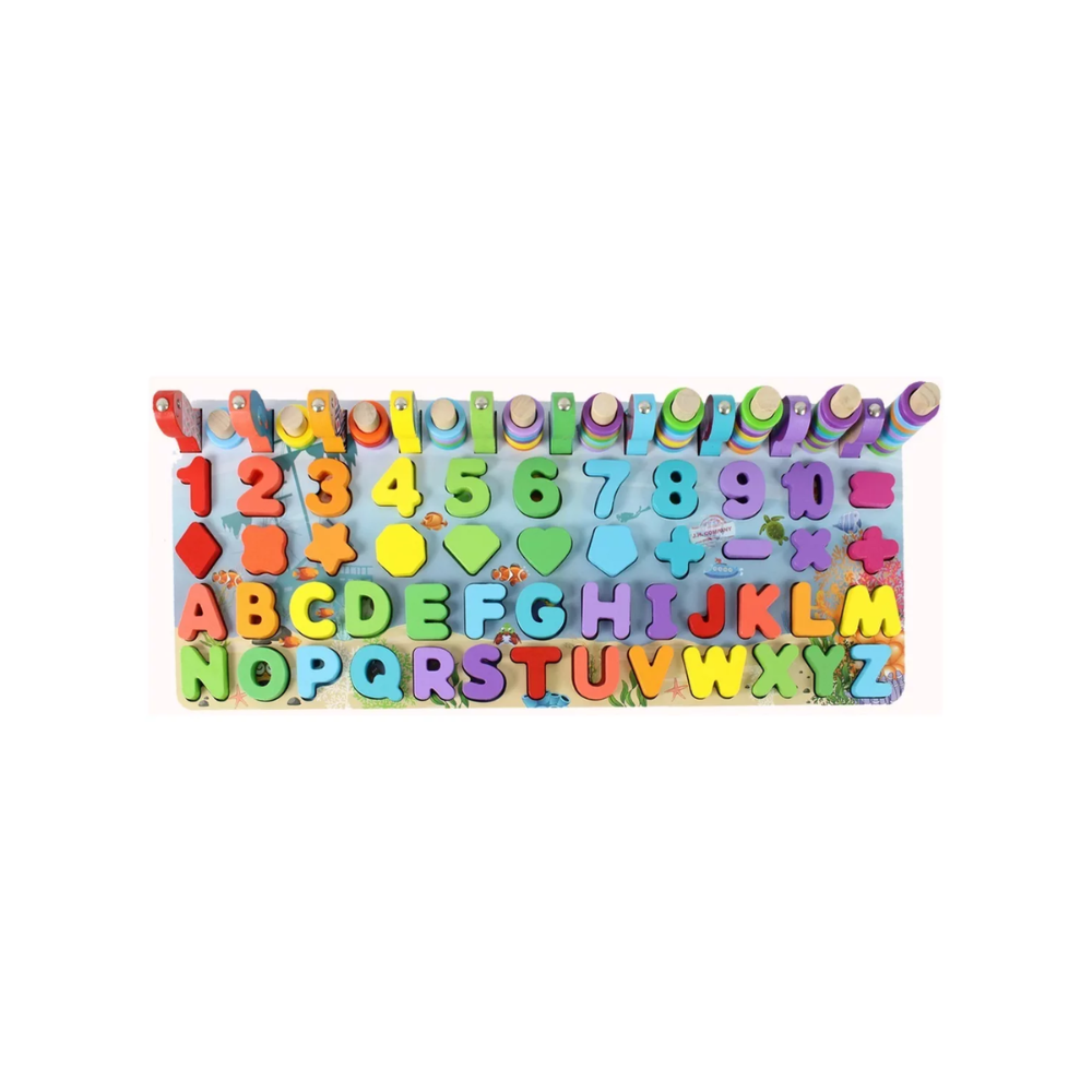 Foto 4 pulgar | Rompecabezas Didáctico Preschool Toys Alfabeto Color Multicolor De Madera Magnético
