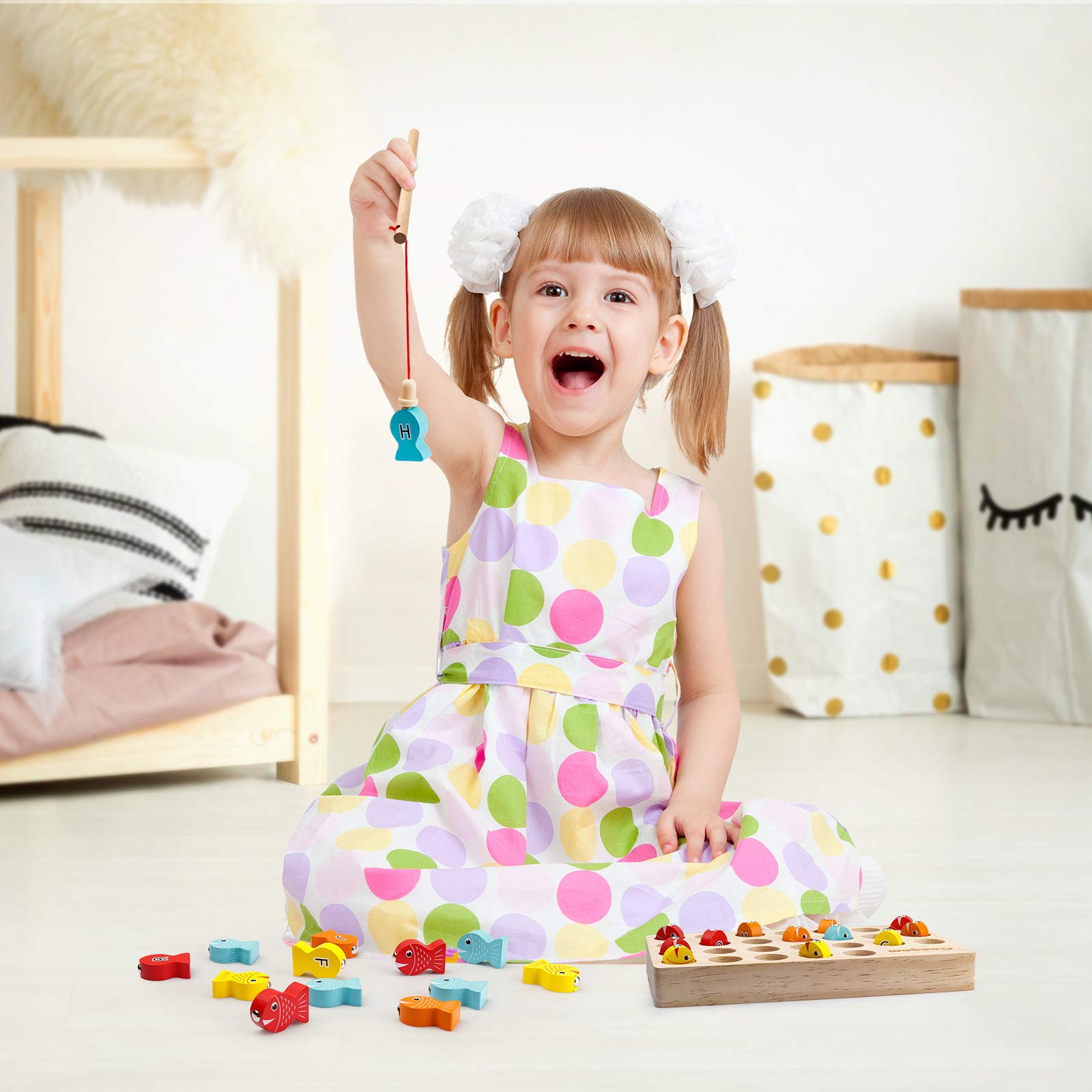 Foto 5 pulgar | Juego De Pesca Magnético Coogam Abc Alphabet Para Niños De Más De 3 Años - Venta Internacional.