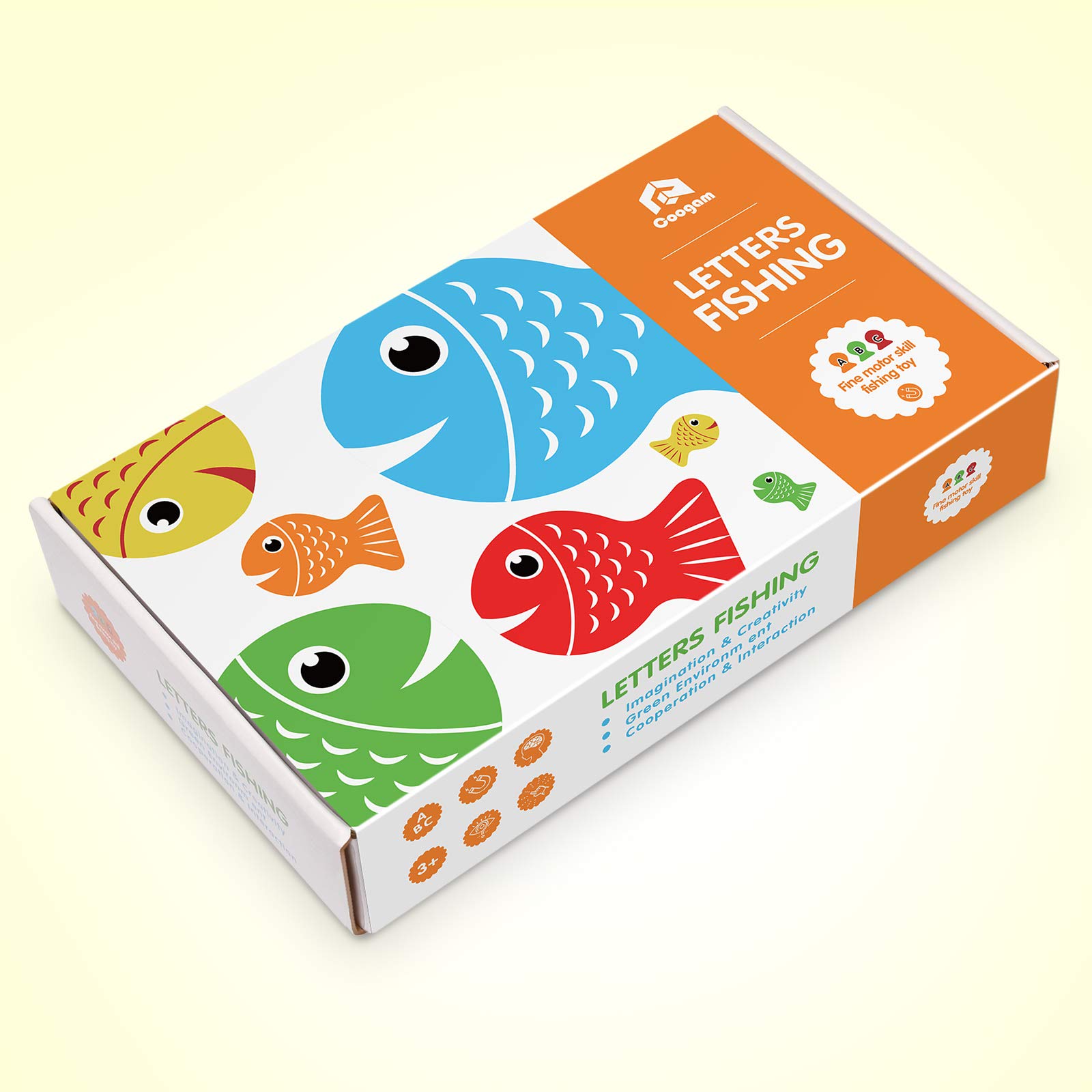 Foto 8 pulgar | Juego De Pesca Magnético Coogam Abc Alphabet Para Niños De Más De 3 Años - Venta Internacional.