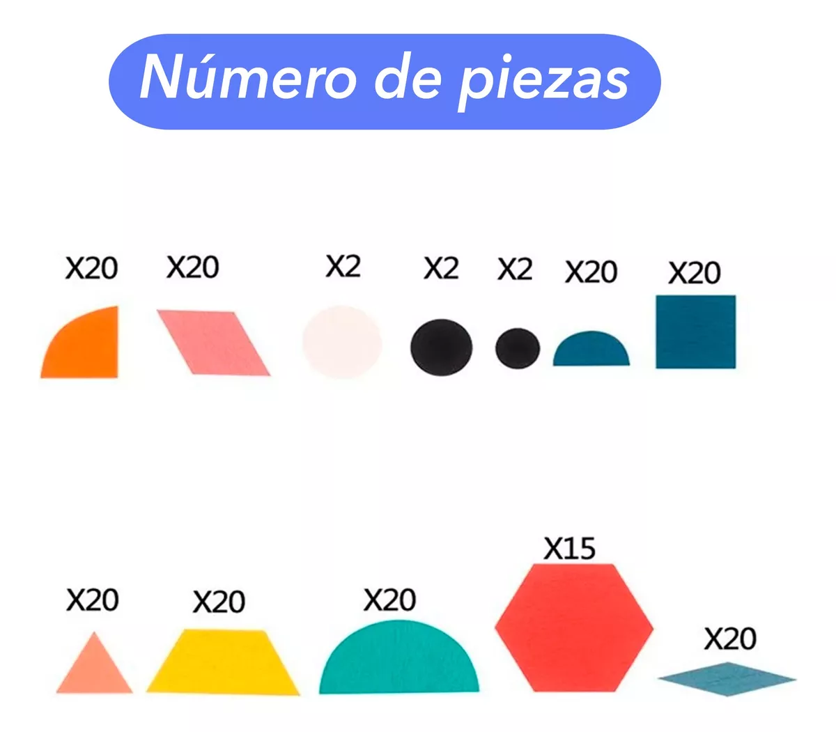 Foto 4 pulgar | Rompecabezas Lab.g Tangram Juguete Niño, Niña Creativa Geométrica Multicolor