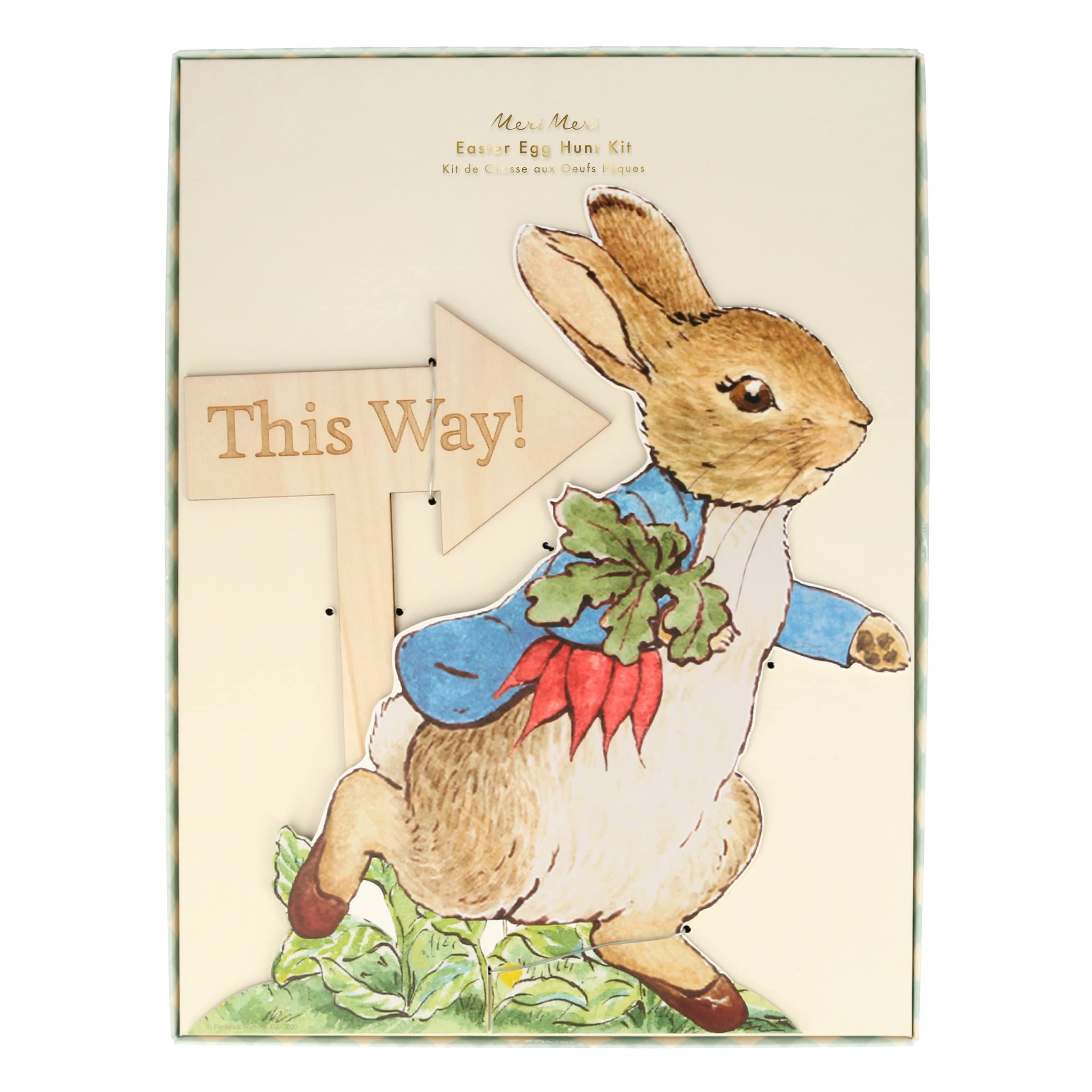 Foto 4 | Kit De Caza De Huevos Meri Meri Peter Rabbit™ & Friends, Paquete De 1 - Venta Internacional.
