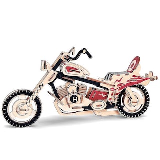 Foto 2 | Rompecabezas 3d De Madera, Pistola De Proyectil, Simulación Autobús Y Motocicleta - Venta Internacional.