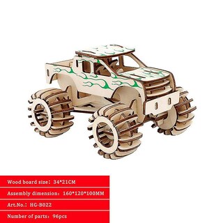 Foto 4 | Rompecabezas 3d De Madera, Pistola De Proyectil, Simulación Autobús Y Motocicleta - Venta Internacional.