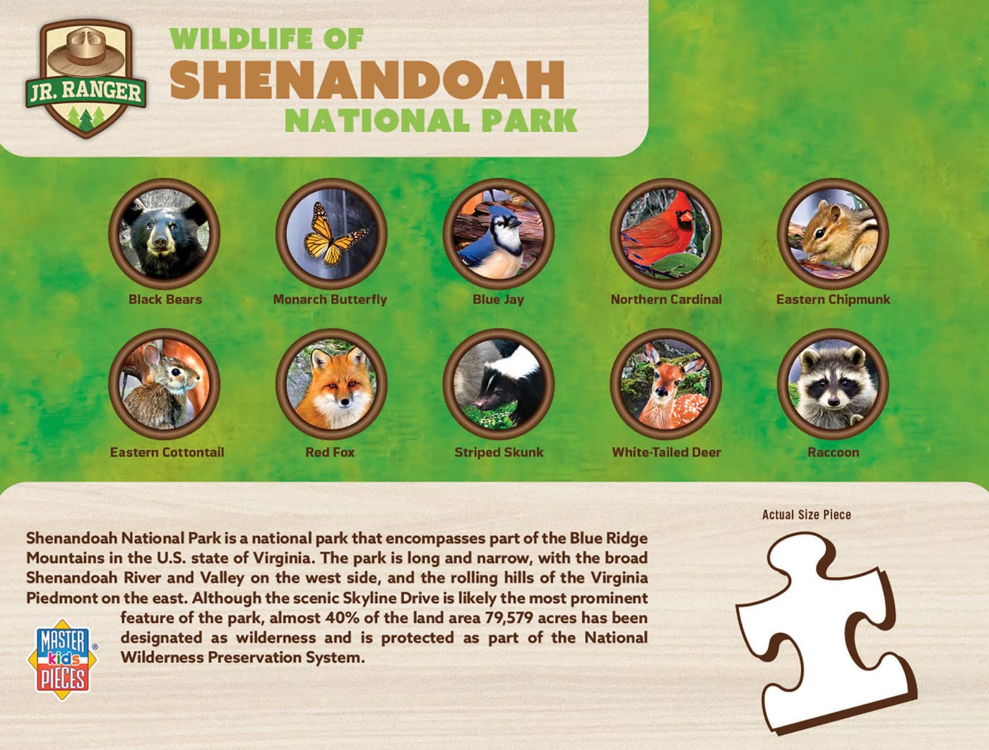Foto 4 pulgar | Rompecabezas Masterpieces Del Parque Nacional Shenandoah, 100 Piezas - Venta Internacional.