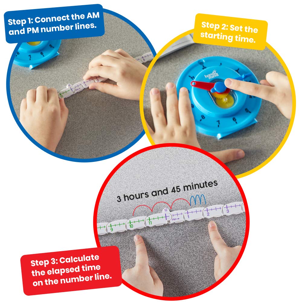 Foto 3 pulgar | Reloj Numérico Para Niños Que Aprenden A Decir La Hora Aprendiendo - Venta Internacional.