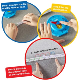 Foto 2 | Reloj Numérico Para Niños Que Aprenden A Decir La Hora Aprendiendo - Venta Internacional.