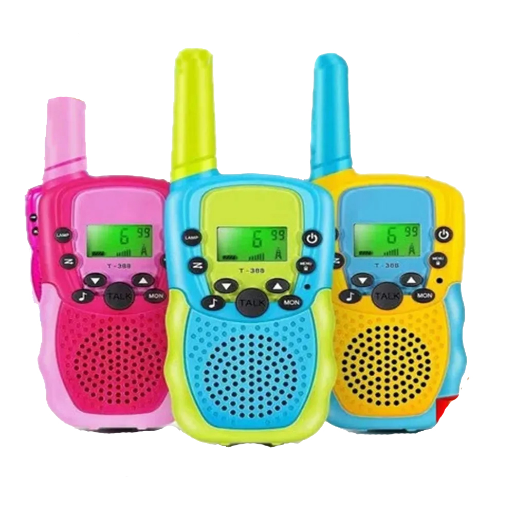 Foto 2 pulgar | Walkie Talkie de Juguete para Niños de 3 pz con 8 Canales Vox de 3 Millas