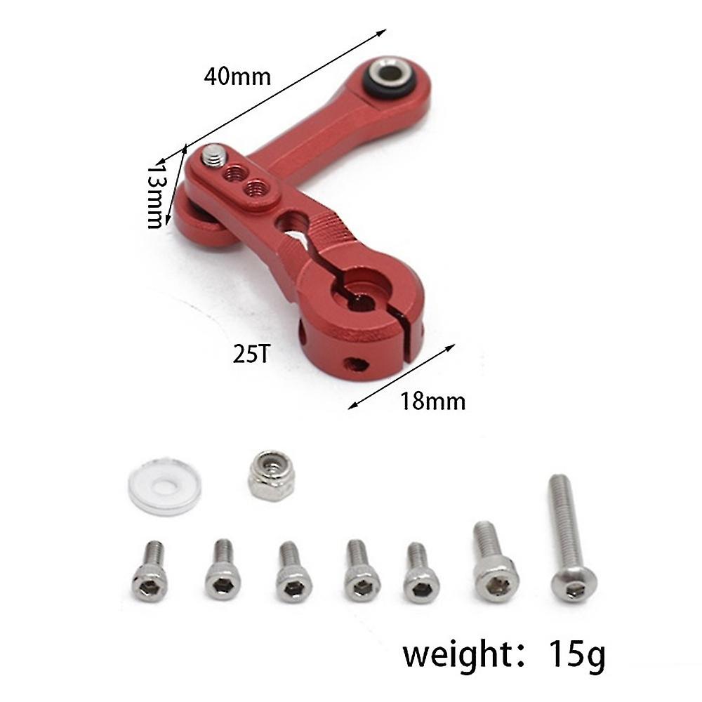 Foto 6 pulgar | Venta Internacional - Servo Arm + Link Rod 25t De Metal Compatible Con Arrma