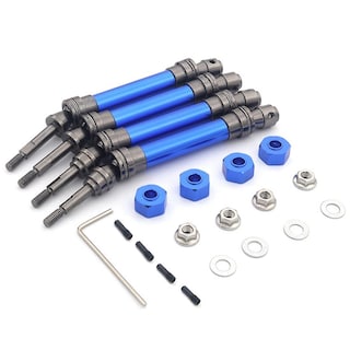 Foto 1 | Venta Internacional - Set CVD de Eje de Transmisión 4 Piezas para 1/10 Traxxas Slash Vxl 4x4 Blue