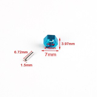 Foto 2 | Venta Internacional - Buje de Montaje de Asiento Hexagonal de Aluminio Compatible con Wltoys A959