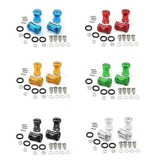 Foto 3 | Venta Internacional - Adaptadores De Cubo De Rueda Hexagonales Metálicos Para Traxxas 1/16, Color Azul
