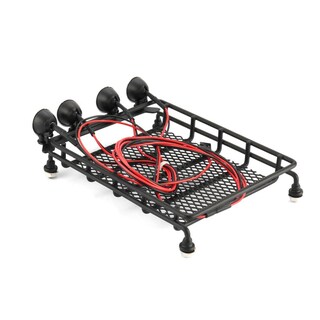 Foto 2 | Portaequipajes De Techo Con Luces Led Redondas para Coches Rc - Venta Internacional