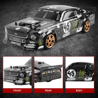 Foto 4 | Coche a Control Remoto Haiboxing 2188a 1:18 Drift Mustang - Venta Internacional