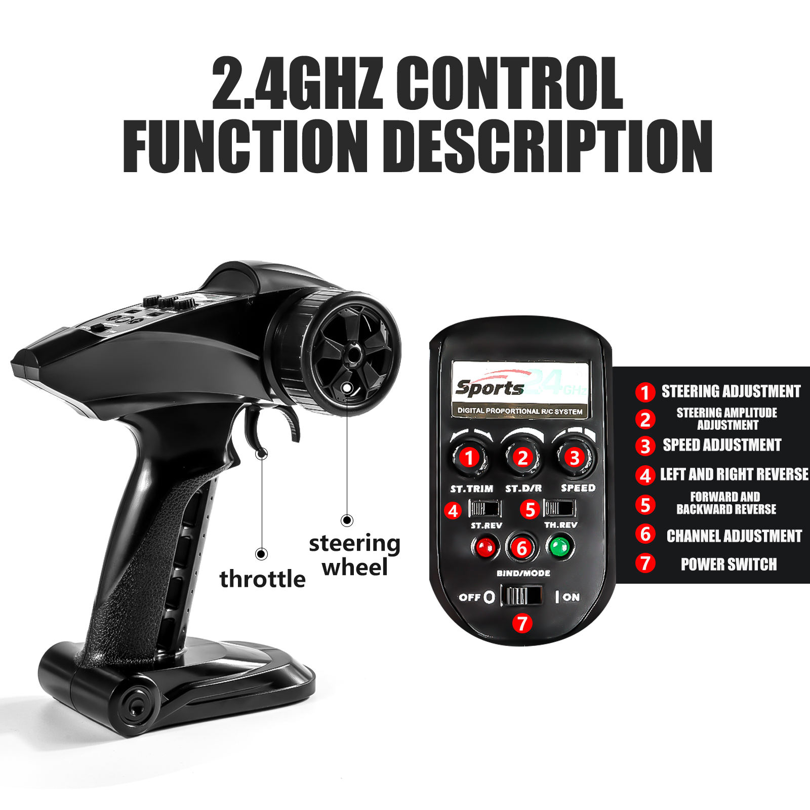 Foto 6 pulgar | Carro A Control Remoto Haiboxing 2996a 1:10 Rojo Cepillado 40 Km/h - Venta Internacional