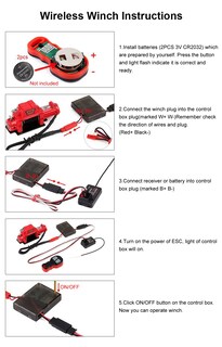 Foto 6 | Sistema de Control de Cabrestante Injora Metal para Coche RC Crawler 1:10 - Venta Internacional