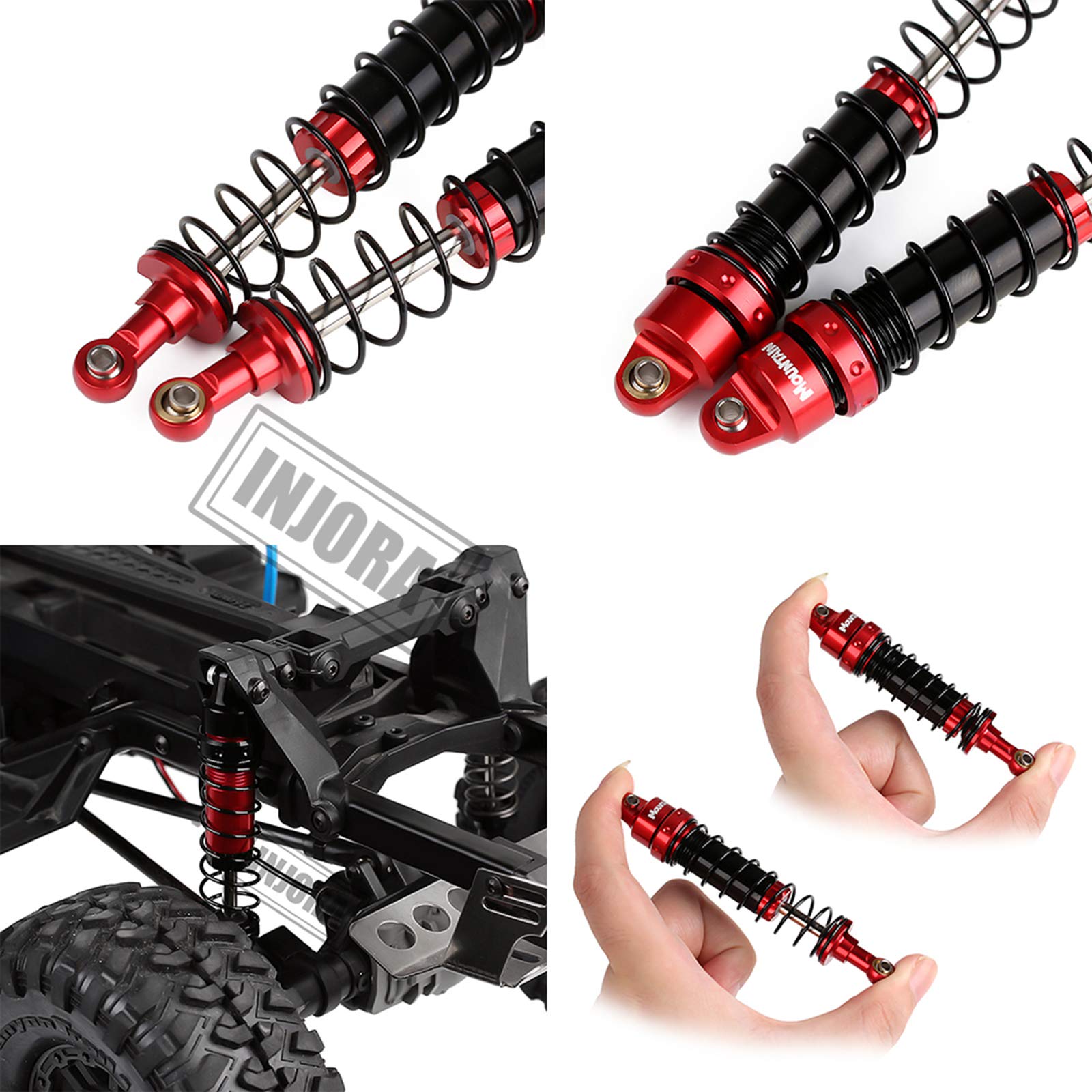 Foto 7 pulgar | Set de Amortiguadores Rc Injora para 1/10 Rc Crawler 100 Mm - Venta Internacional
