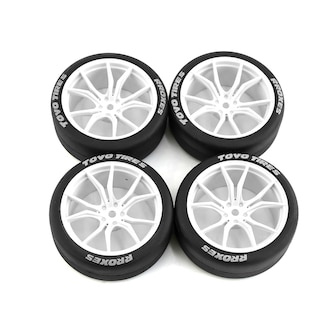 Foto 4 | Neumáticos para 1/10 Road Drift Car Lifehead 65 Mm - Venta Internacional