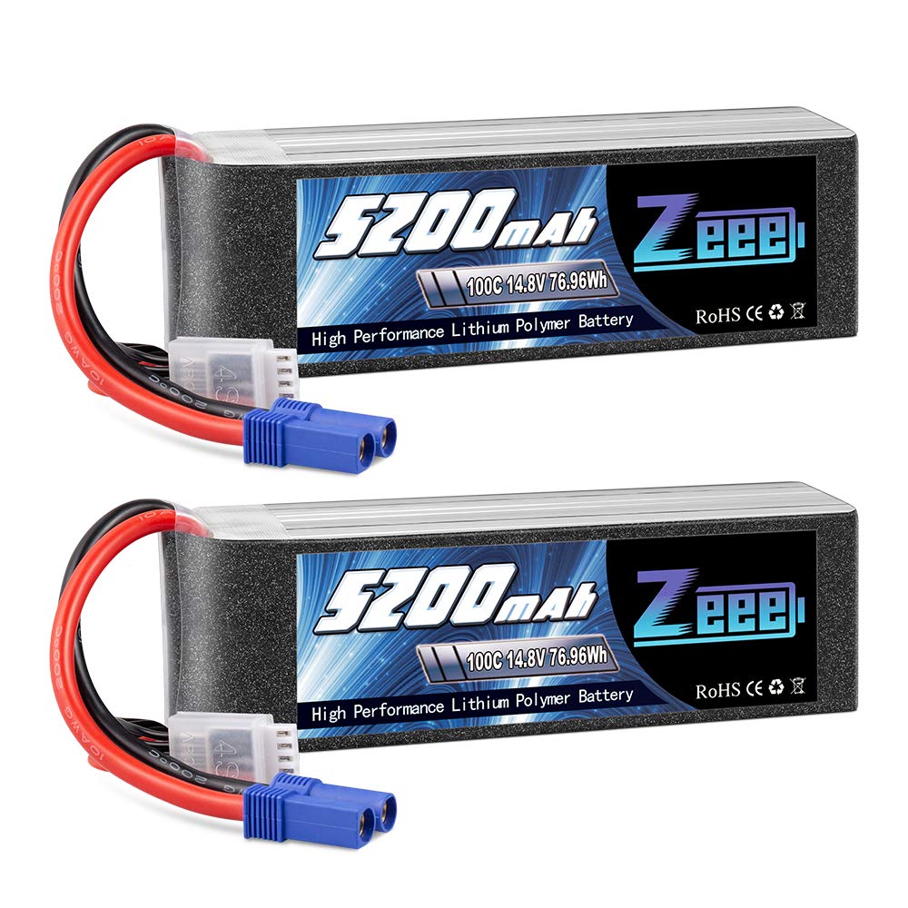 Foto 2 pulgar | Batería Lipo Zeee De 14,8 V, 5200 Mah, 100 V, Con Enchufe Ec5 Soft C - Venta Internacional.