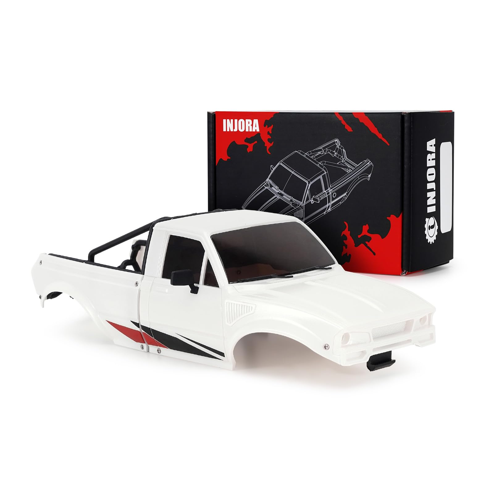 Carcasa Rígida Tipo Pickup Injora Ir60 Para Rc Crawler Trx4m 1/18 - Venta Internacional.