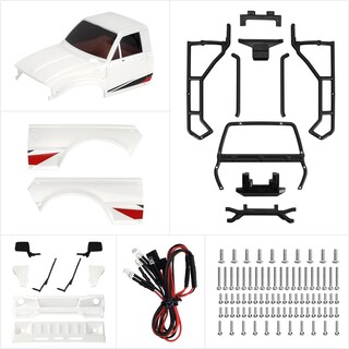 Foto 5 | Carcasa Rígida Tipo Pickup Injora Ir60 Para Rc Crawler Trx4m 1/18 - Venta Internacional.