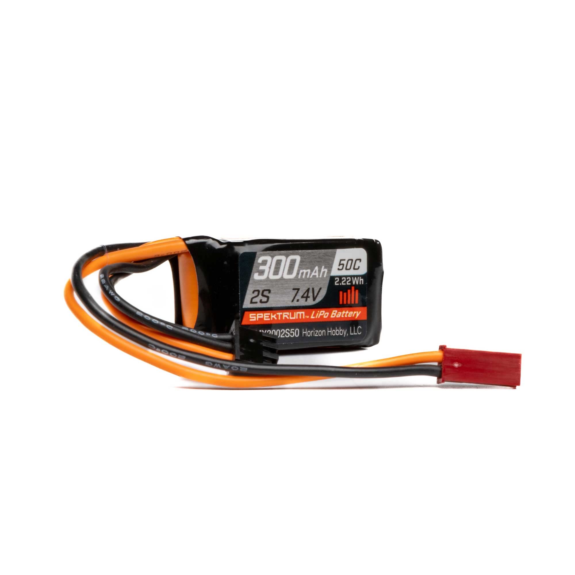 Foto 2 pulgar | Batería Lipo Spektrum 7.4v 300mah 2s 50c Con Conector Jst-rcy - Venta Internacional.