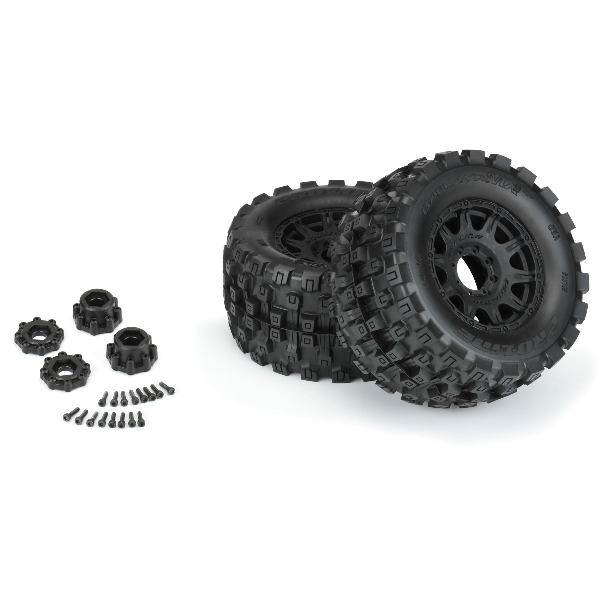 Foto 4 pulgar | Neumático RC Pro-line Racing Badlands Mx38 HP 3.8 Beltd Mtd Raid - Venta Internacional