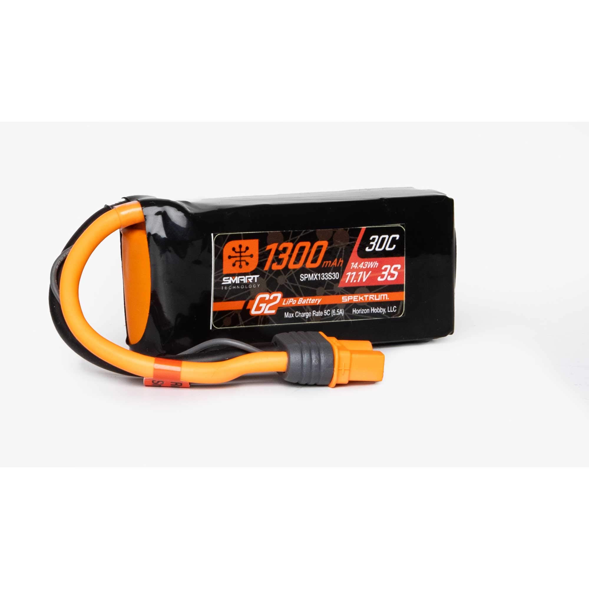 Batería Lipo Spektrum 11,1 V 1300 Mah 3s 30c Smart Lipo G2 - Venta Internacional.