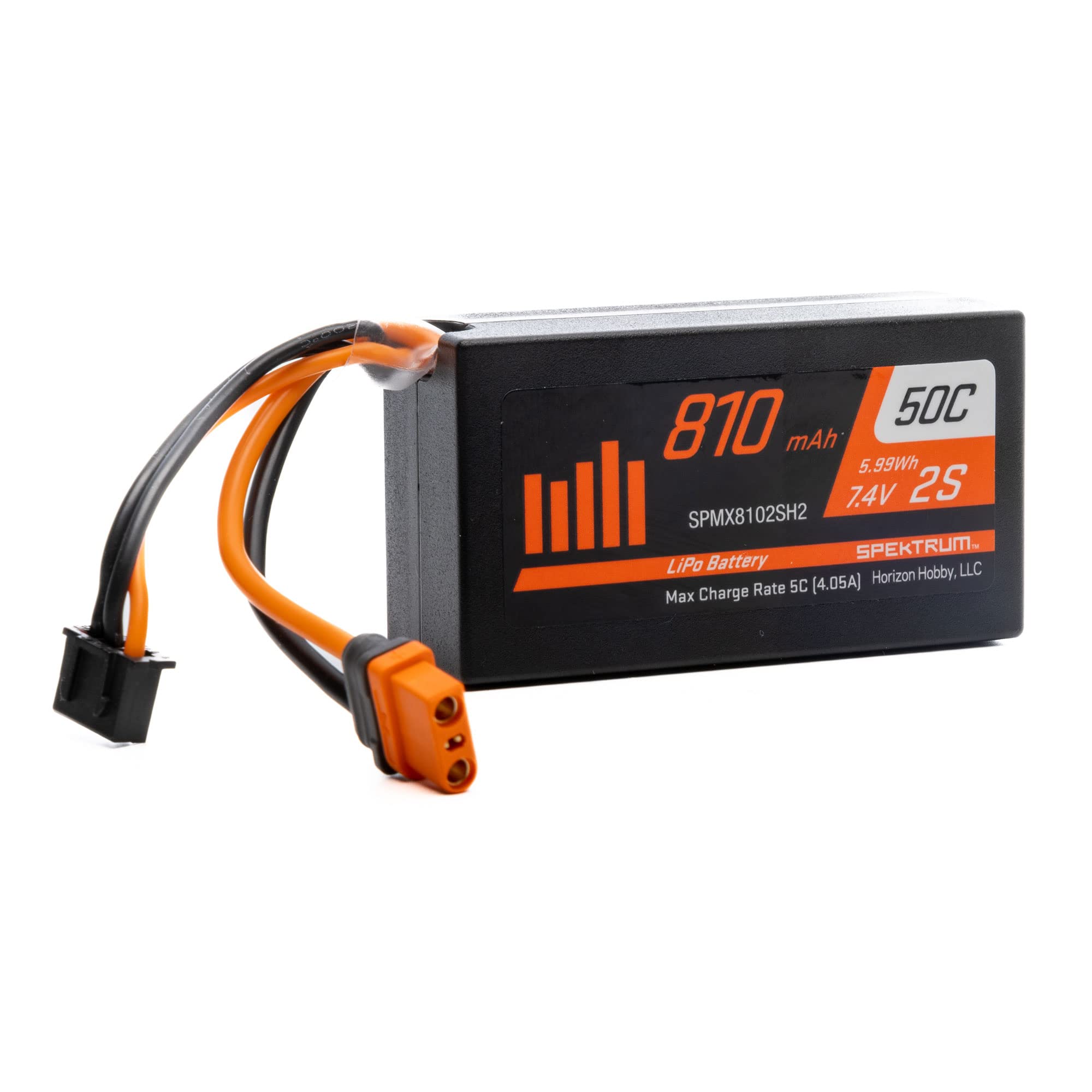 Foto 3 pulgar | Batería Lipo Spektrum 7.4v 810mah 2s 50c Con Conector Ic2 - Venta Internacional.