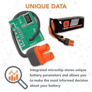 Foto 4 | Paquete De Baterías Lipo Spektrum Smart 2200 Mah 4s 14,8 V 30c Ic3 - Venta Internacional.