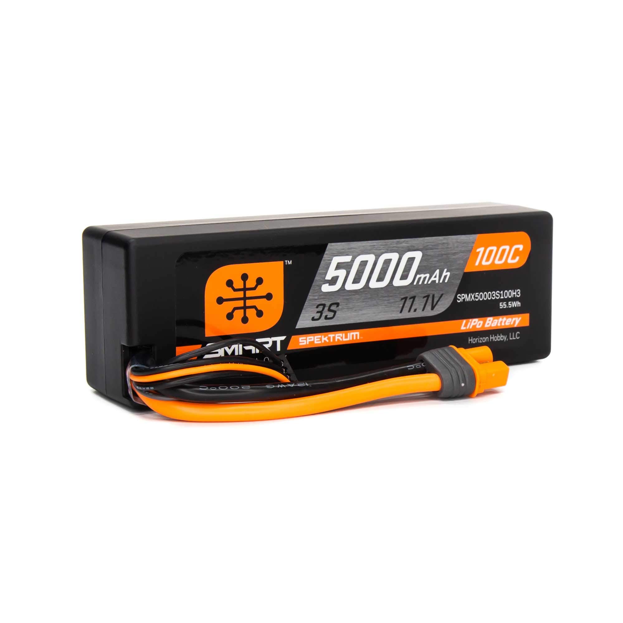 Carcasa Rígida Inteligente Spektrum Con Batería Lipo, 11,1 V, 5000 Mah, 3s 100c - Venta Internacional.