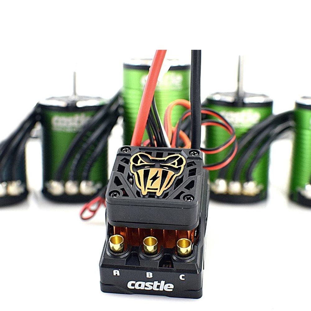 Esc Castle Creations Copperhead Con Sensor 1/10, 16,8 V, Resistente Al Agua - Venta Internacional.