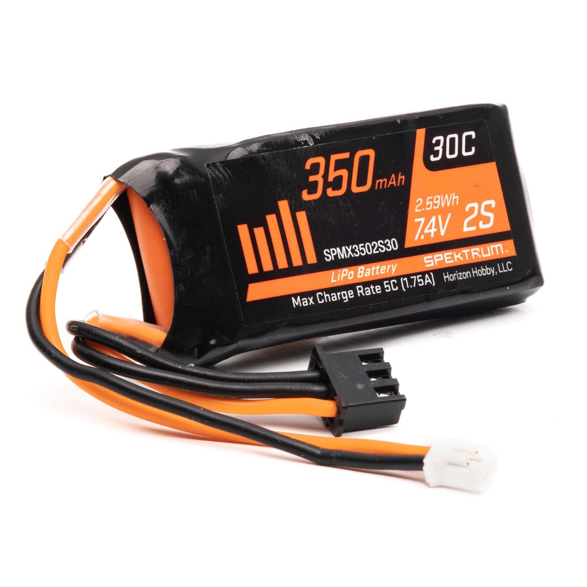 Batería Spektrum 350 Mah 2s 7,4 V Lipo Con Conector Ph2.0 De 2 Pines - Venta Internacional.