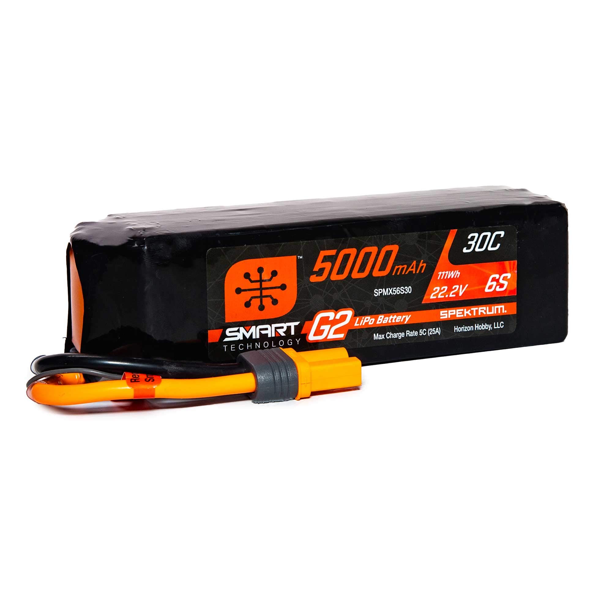 Foto 2 pulgar | Batería Lipo Spektrum 22,2 V 5000 Mah 6s 30c Smart G2: Ic5, Spmx56s30 - Venta Internacional.