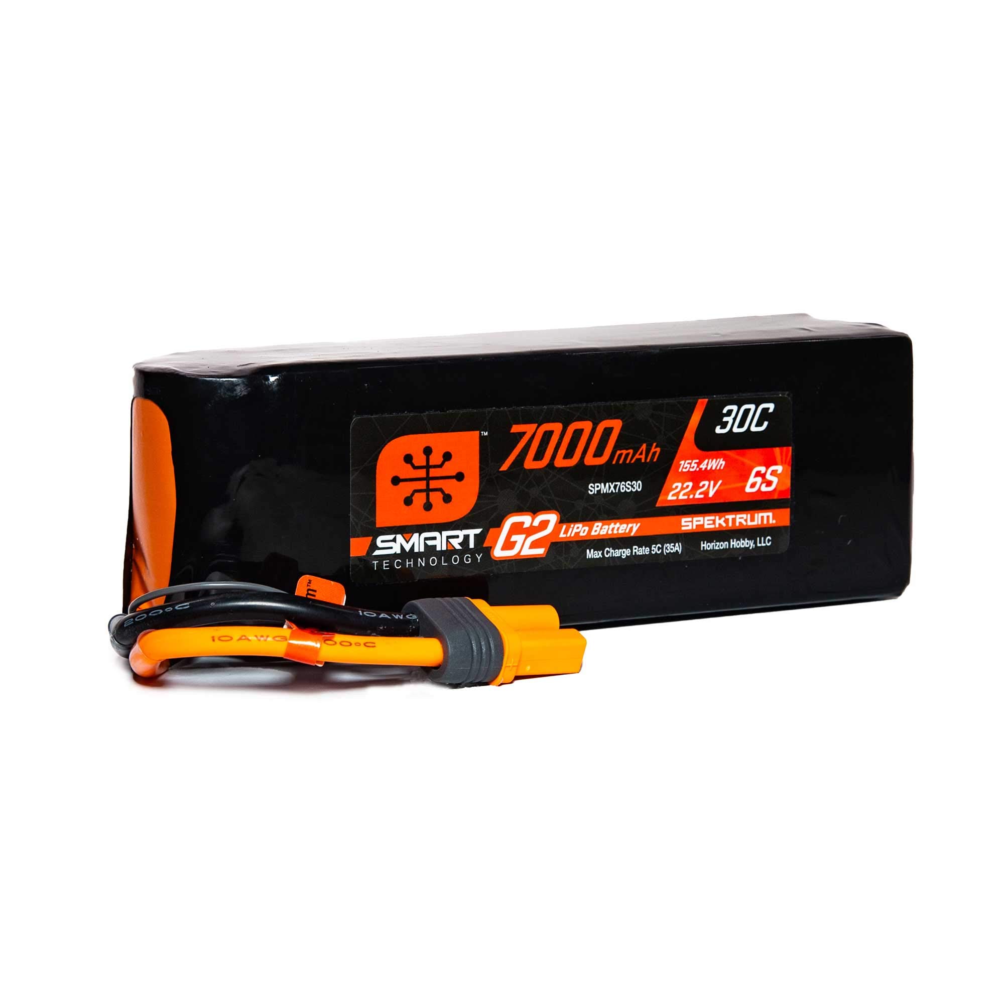 Batería Lipo Spektrum 7000 Mah 22,2 V 6s 30c Smart G2: Ic5, Spmx76s30 - Venta Internacional.