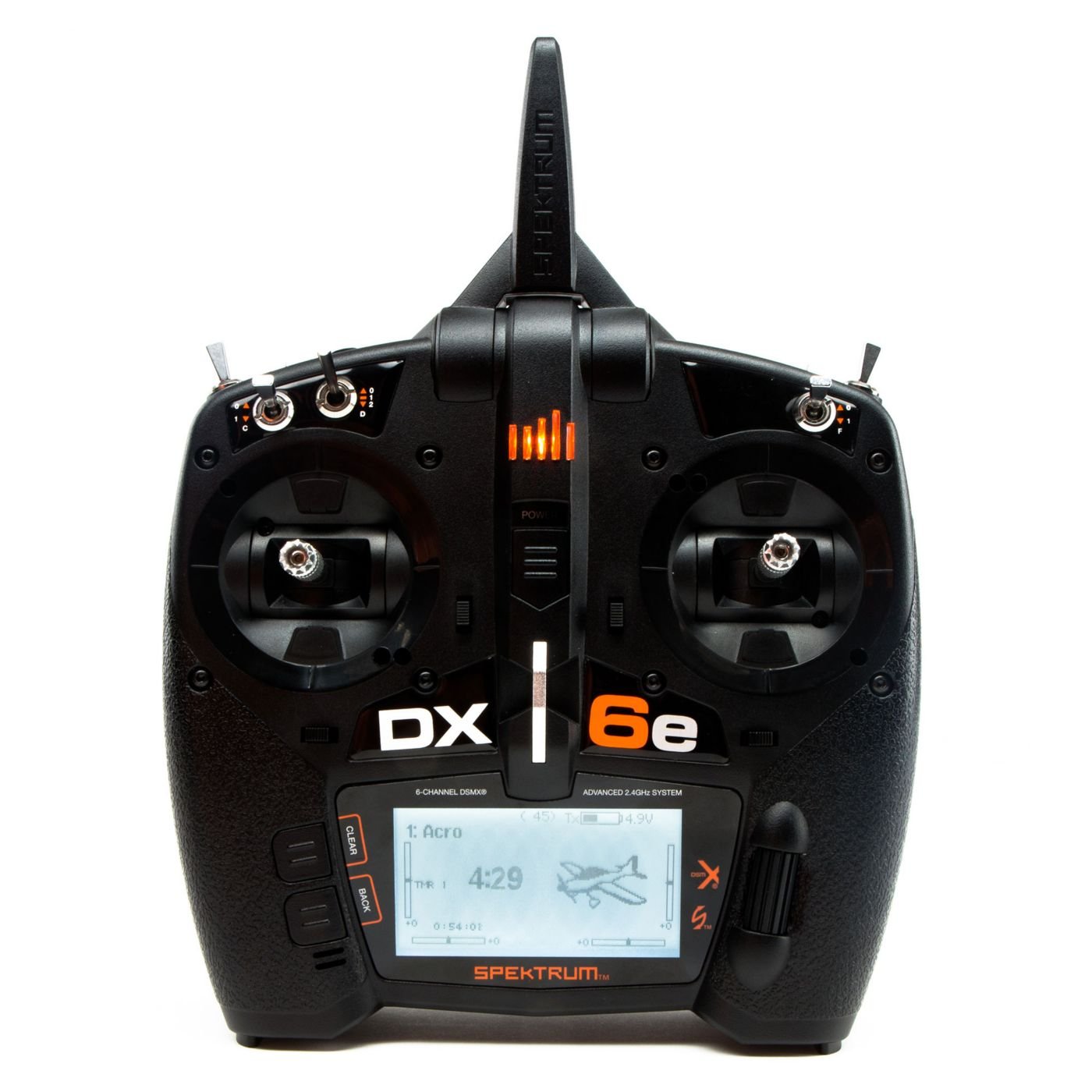 Transmisor De Radio Rc Spektrum Dx6e De 6 Canales Dsmx 2.4 Ghz - Venta Internacional.