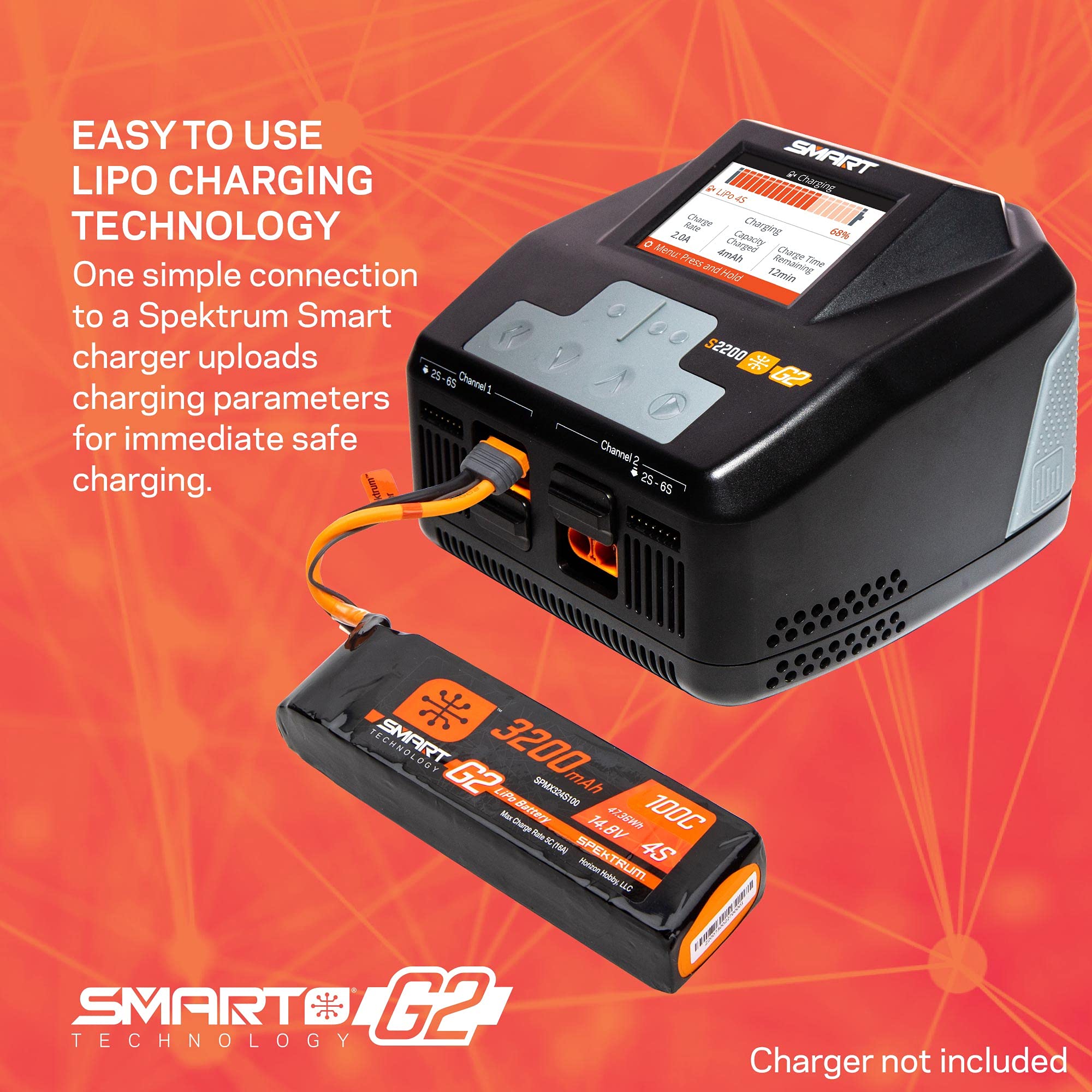 Foto 3 | Batería Lipo Spektrum 11,1 V 850 Mah 3s 30c Smart G2 Con Ic2 - Venta Internacional.