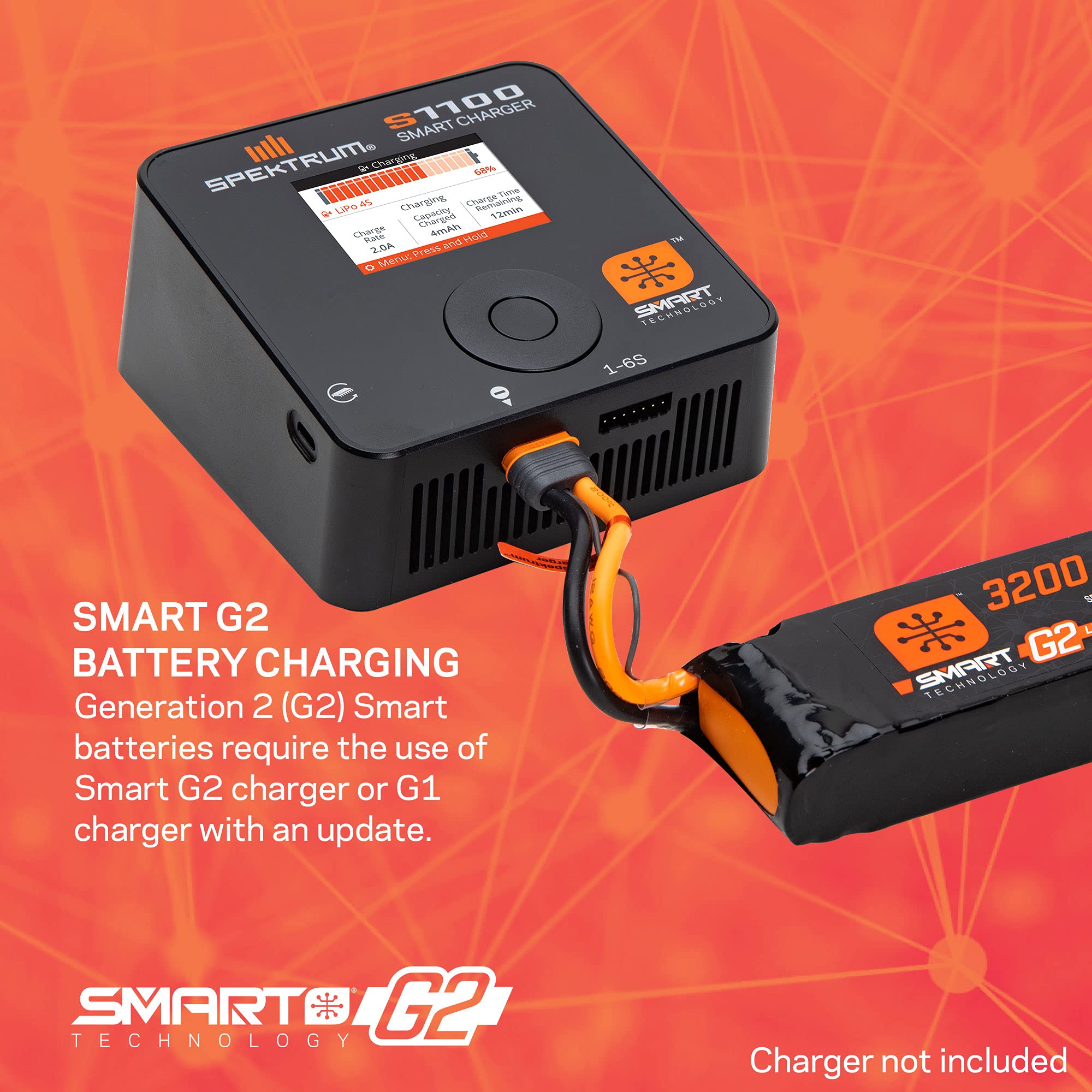Foto 7 pulgar | Batería Lipo Spektrum 11,1 V 850 Mah 3s 30c Smart G2 Con Ic2 - Venta Internacional.