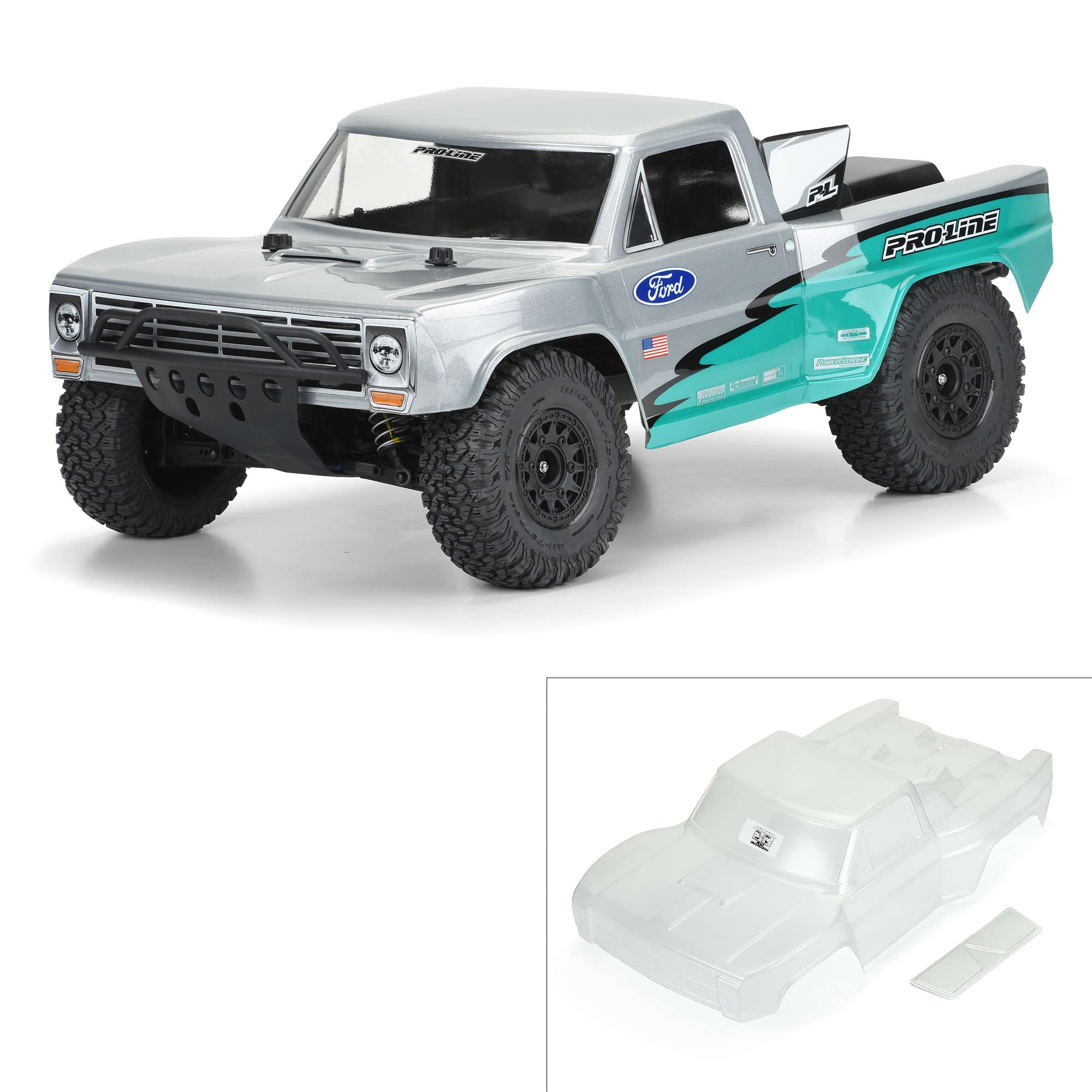 Foto 2 pulgar | Body Pro-line Racing 1967 Ford F-100 Transparente Para Sc Pro355117 - Venta Internacional.