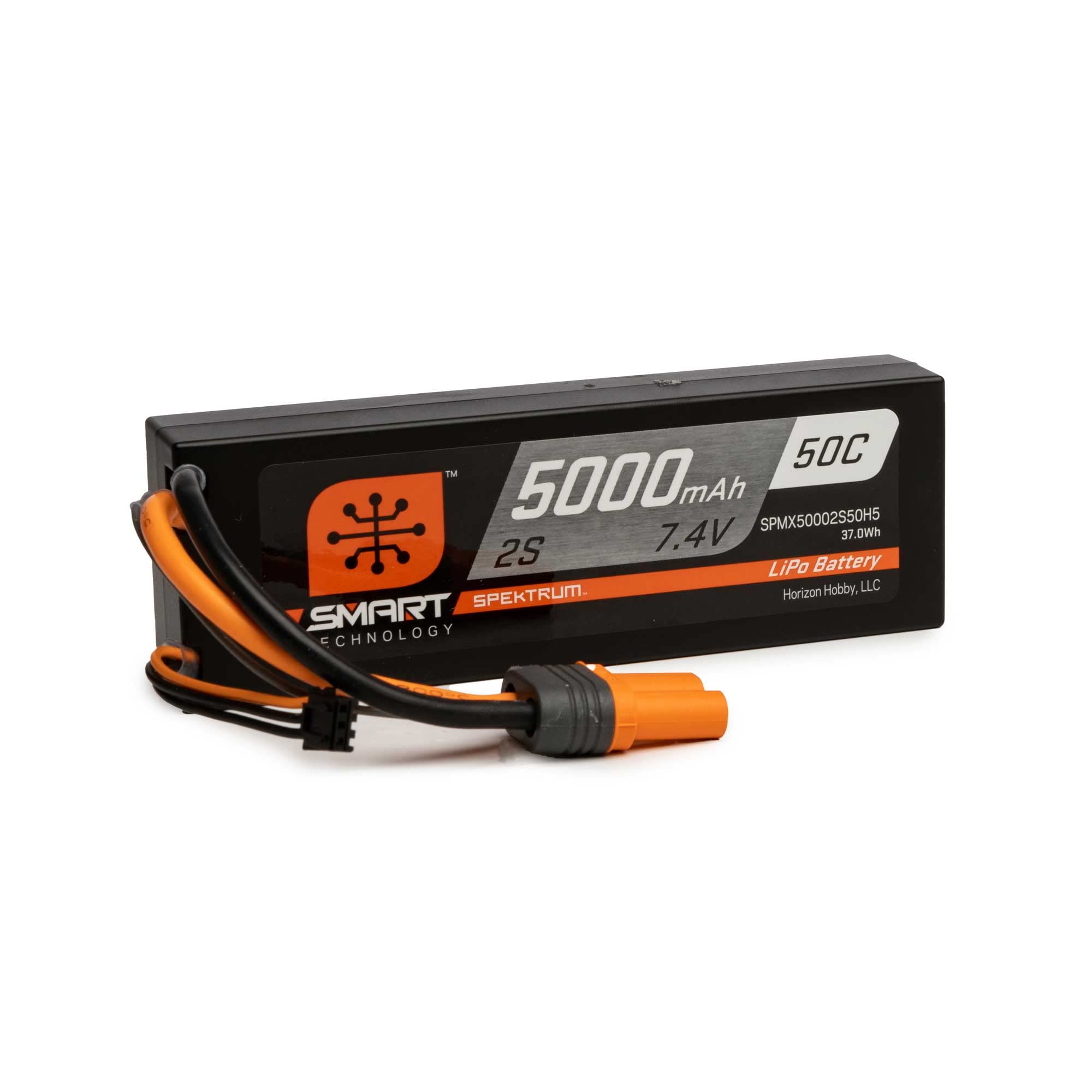 Batería Lipo Spektrum 7.4v 5000mah 2s 50c Smart Hardcase Ic5 - Venta Internacional.