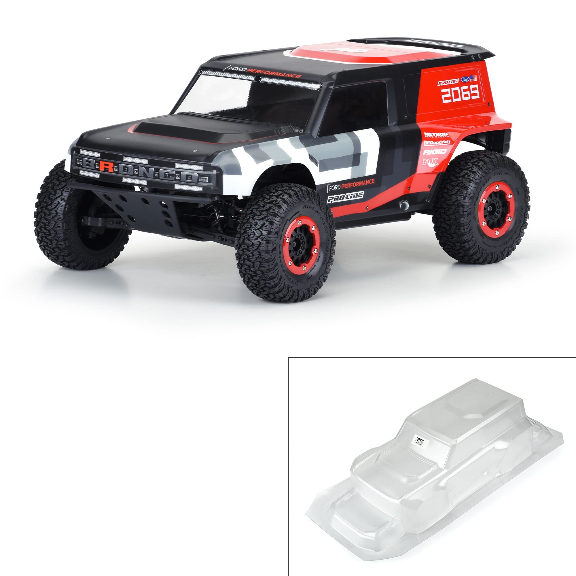 Carrocería Pro-line Racing 1/10 Ford Bronco R Para Circuito Corto - Venta Internacional.