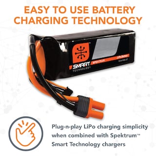 Foto 3 | Batería Lipo Spektrum 22,2 V 3200 Mah 6s 30c Smart Con Ic5 - Venta Internacional.