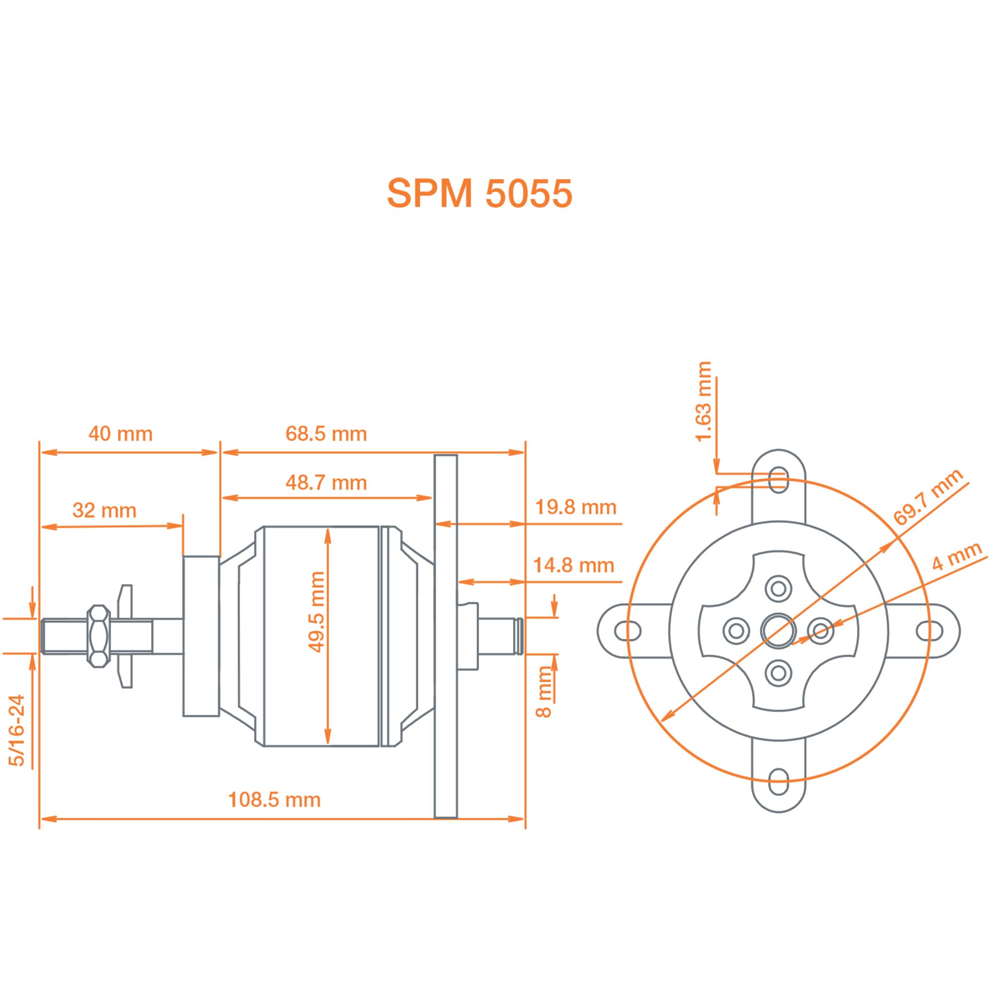 Foto 3 pulgar | Motor Spektrum Avian 5055-500 Kv Outrunner sin Escobillas 500 Kv - Venta Internacional