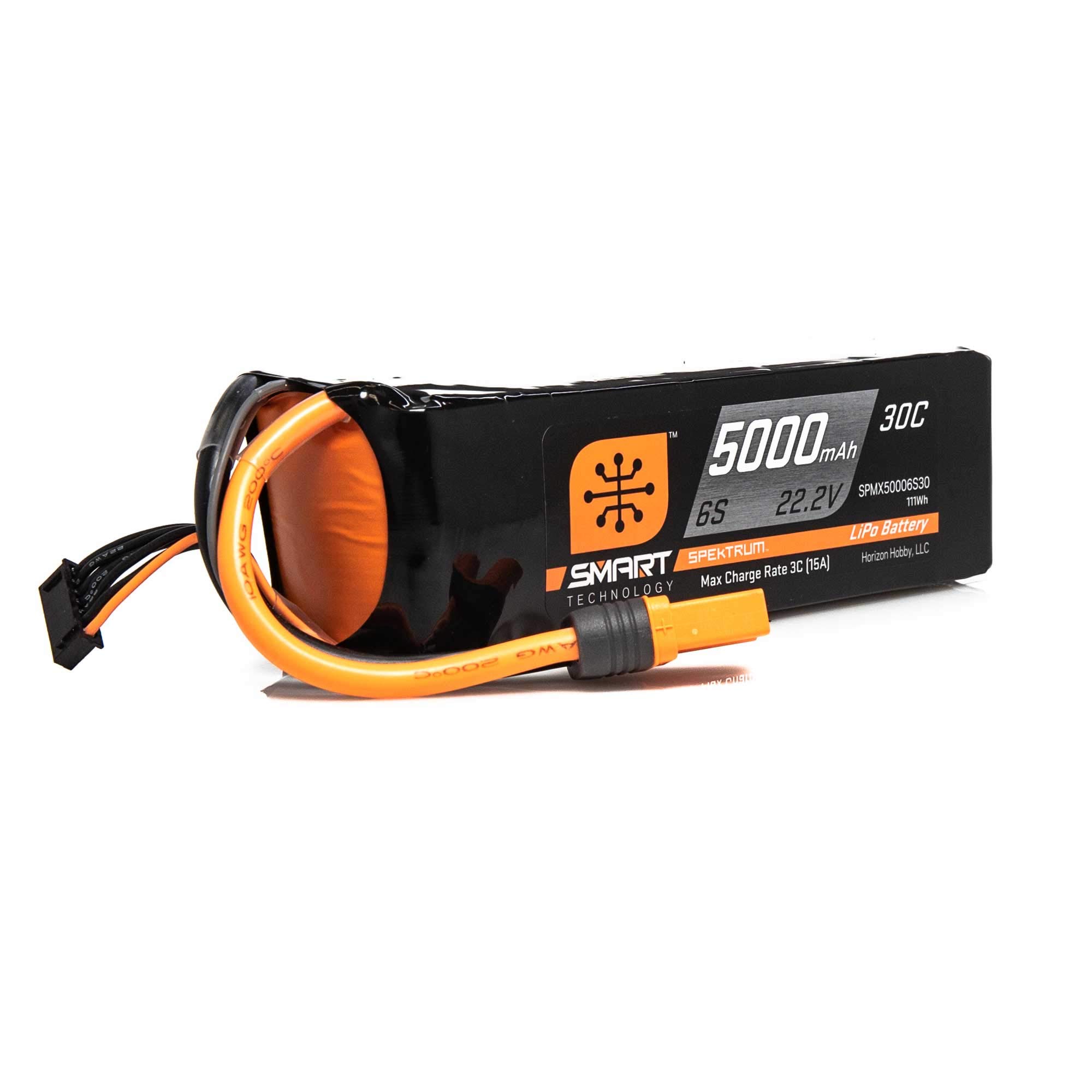 Foto 2 pulgar | Paquete de Baterías Lipo Spektrum Smart 5000 mAh 6s 22.2 V 30c Ic5 - Venta Internacional