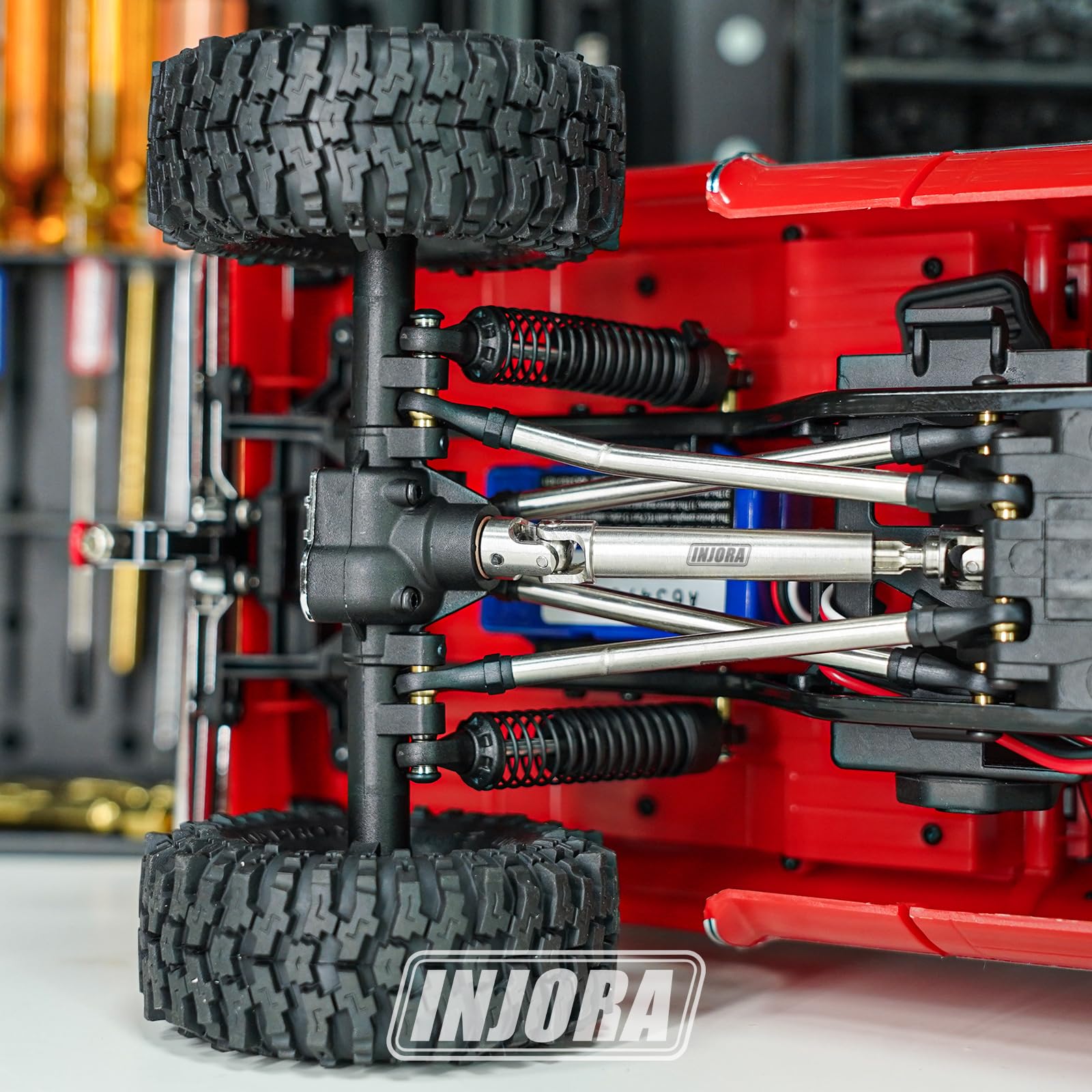 Foto 7 pulgar | Ejes De Transmisión Injora De Acero Inoxidable 23g Para 1/18 Rc Crawler - Venta Internacional.