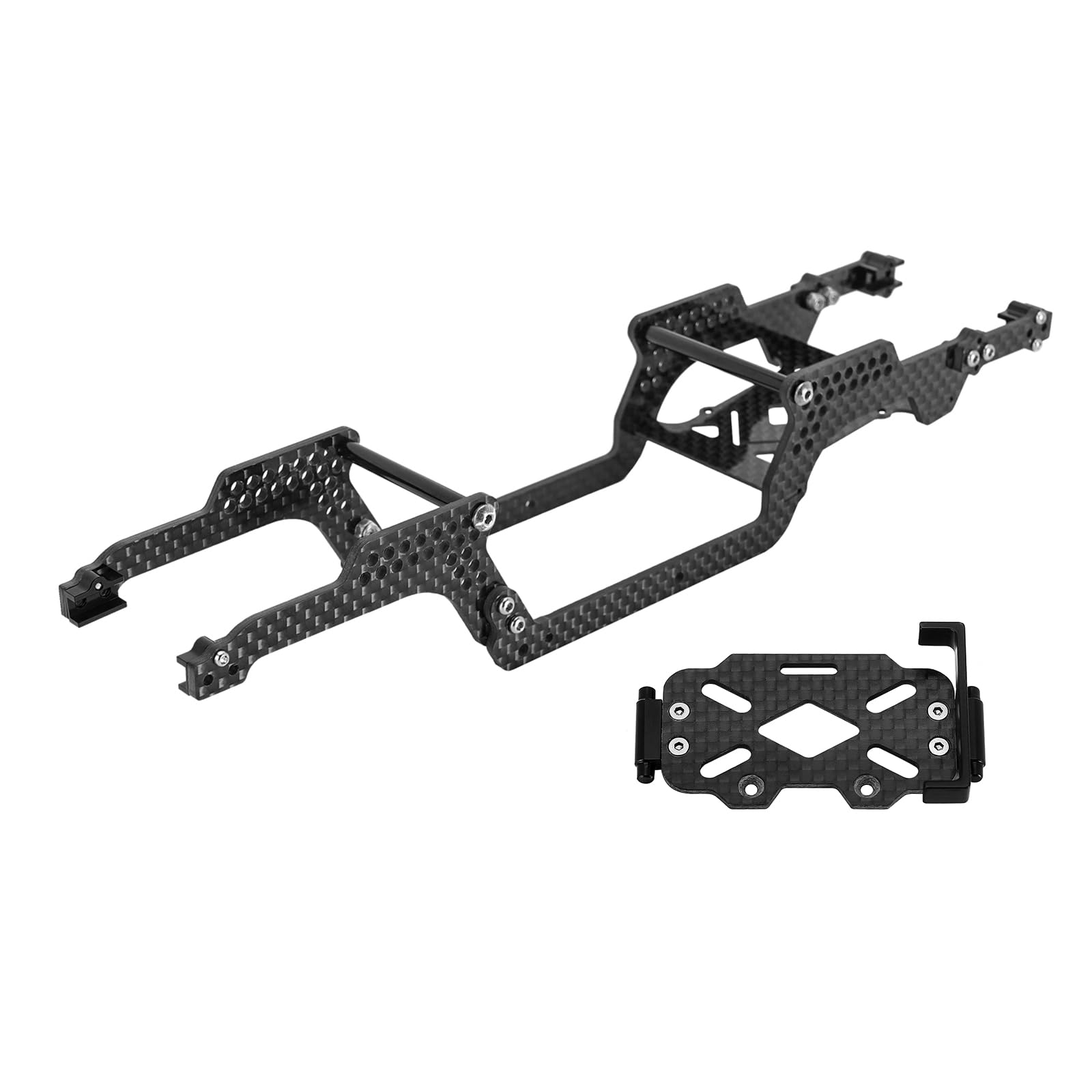 Kit De Marco De Chasis Con Bandeja De Batería Para 1/18 Trx4m Rc Crawler - Venta Internacional.