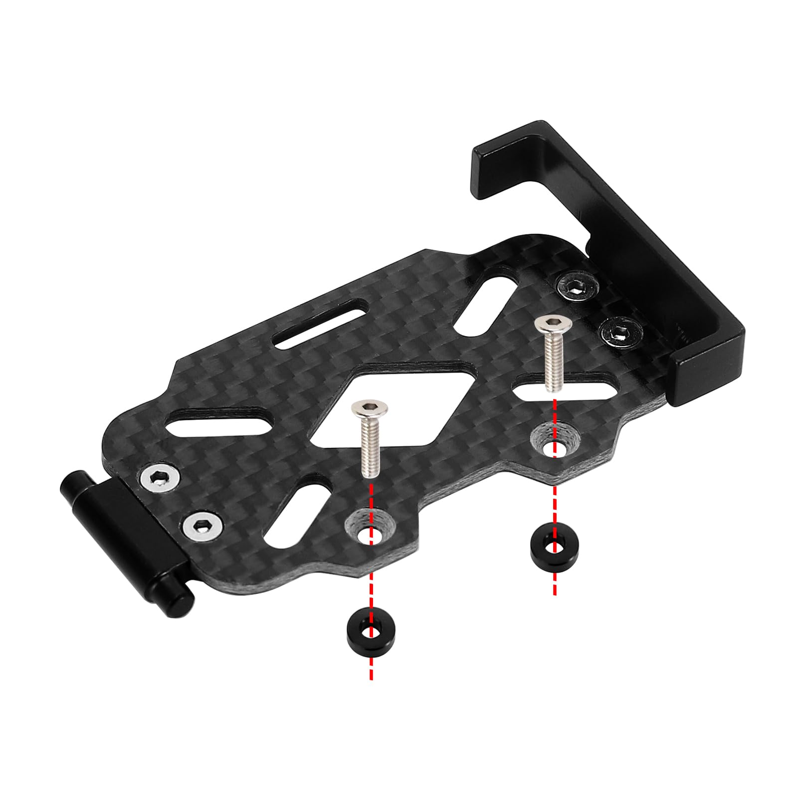 Foto 5 pulgar | Kit De Marco De Chasis Con Bandeja De Batería Para 1/18 Trx4m Rc Crawler - Venta Internacional.
