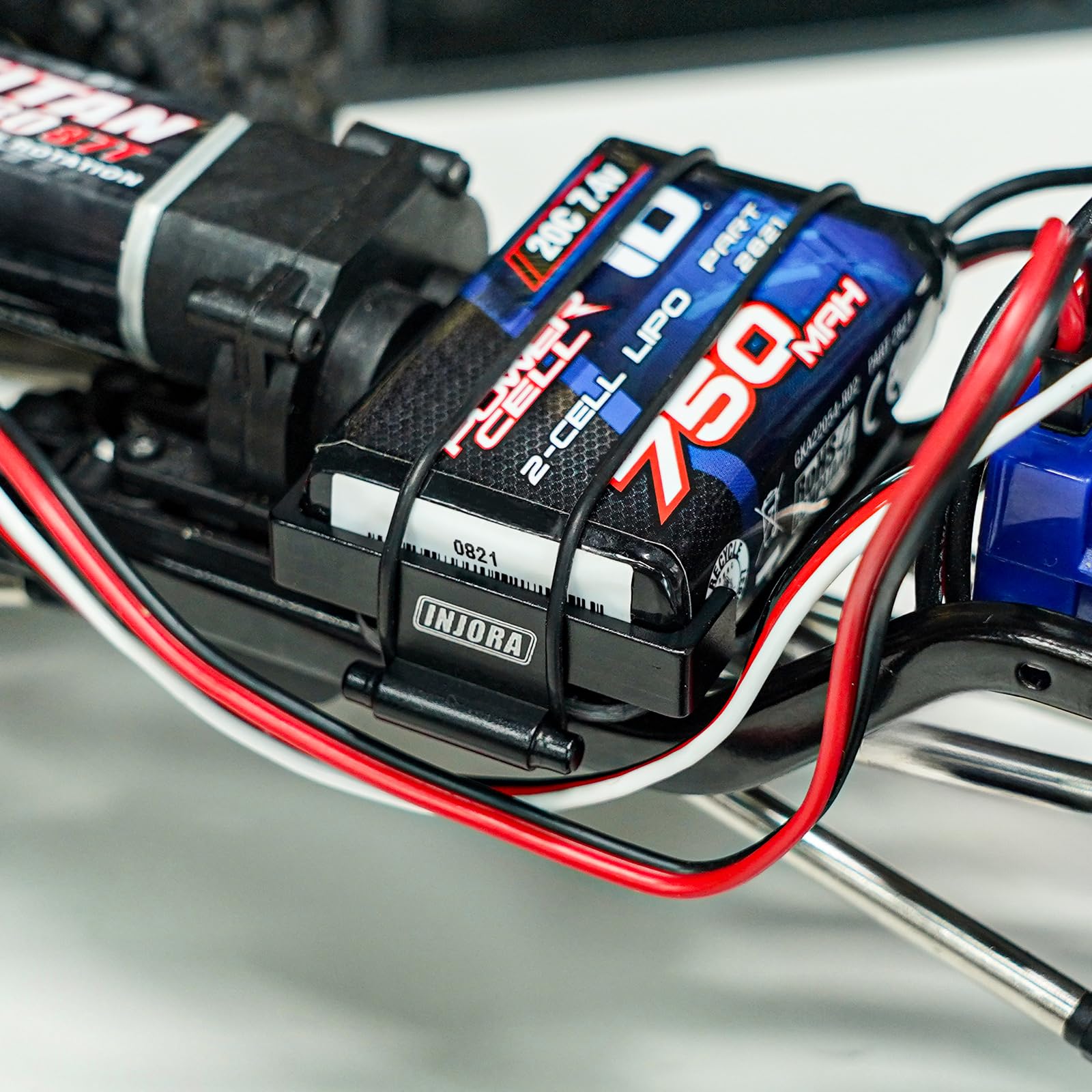 Foto 7 pulgar | Kit De Marco De Chasis Con Bandeja De Batería Para 1/18 Trx4m Rc Crawler - Venta Internacional.