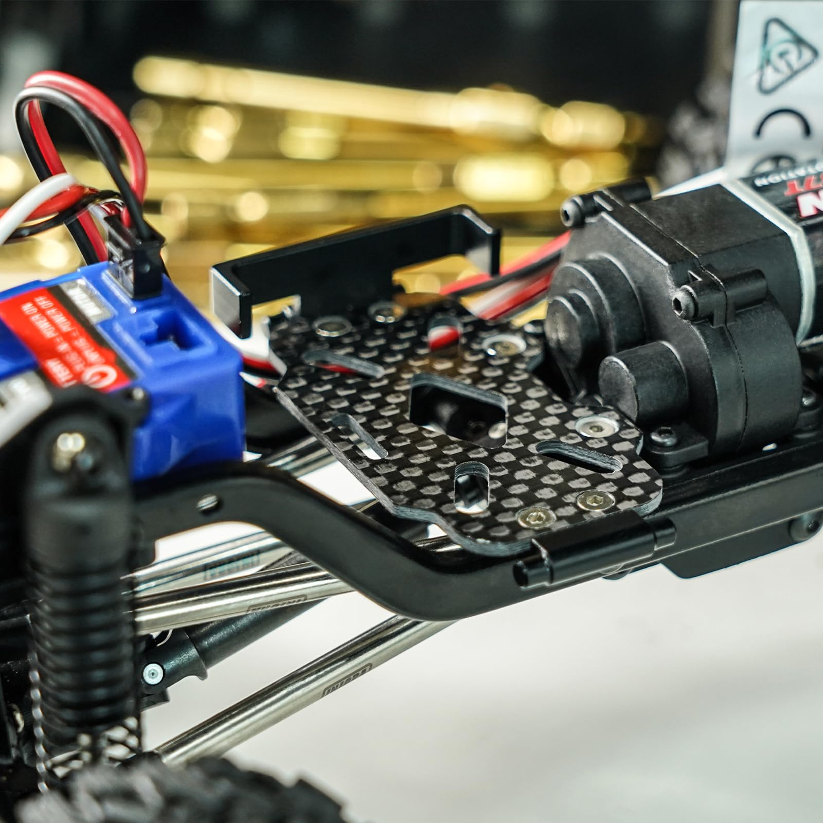 Foto 8 pulgar | Kit De Marco De Chasis Con Bandeja De Batería Para 1/18 Trx4m Rc Crawler - Venta Internacional.